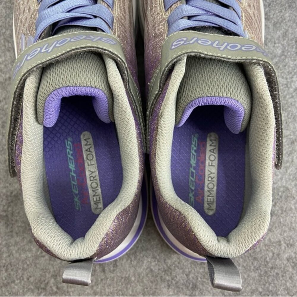 Skechers Kids Girls' Double Dreams Sparkle Active Sneaker Running Shoe Size 5 - Picture 12 of 12